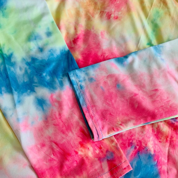 TIE DYE - NWT Off Shoulder Maxi Dress - Picture 7 of 12